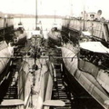 Page 38-CL Submarines in Drydock